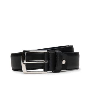 ceinture vegan microfibre noire