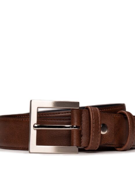 ceinture vegan homme marron