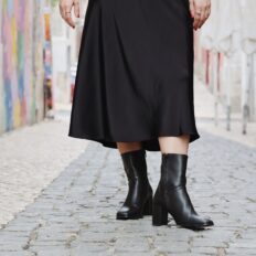 Bottine vegan Circe noire — portée style polyvalent et élégant