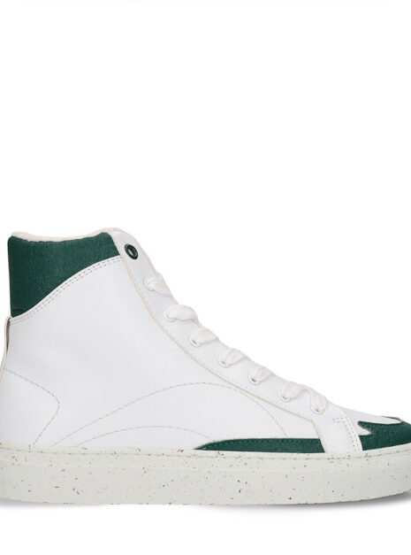 basket montante vegan cuir de pomme