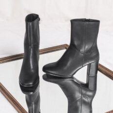 bottine cuir vegan