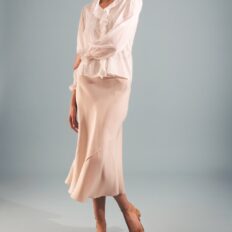 Sandale vegan Desa en liège — vue de profil à talon