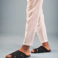 Sandales vegan Tanna noires — accessoires été éco-responsables